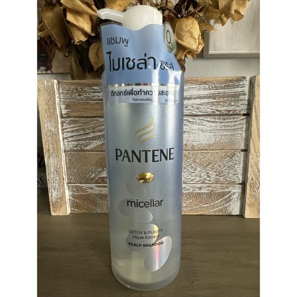 Pantene Pro V Micellar Scalp Shampoo Detox & Purify 18 oz JUMBO